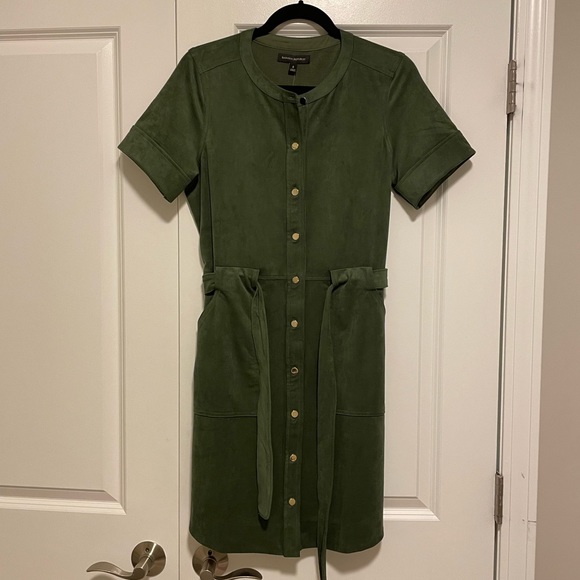 Banana Republic Dresses & Skirts - Banana Republic Green Suede Dress
